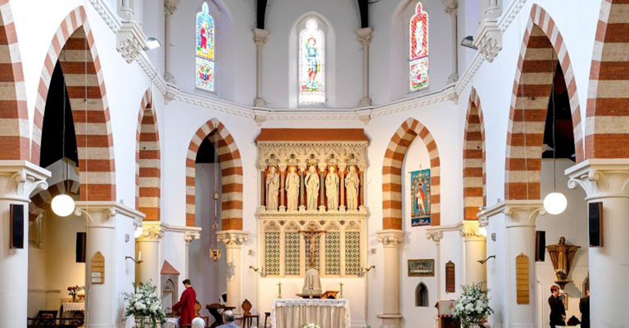 St Pancras church interior